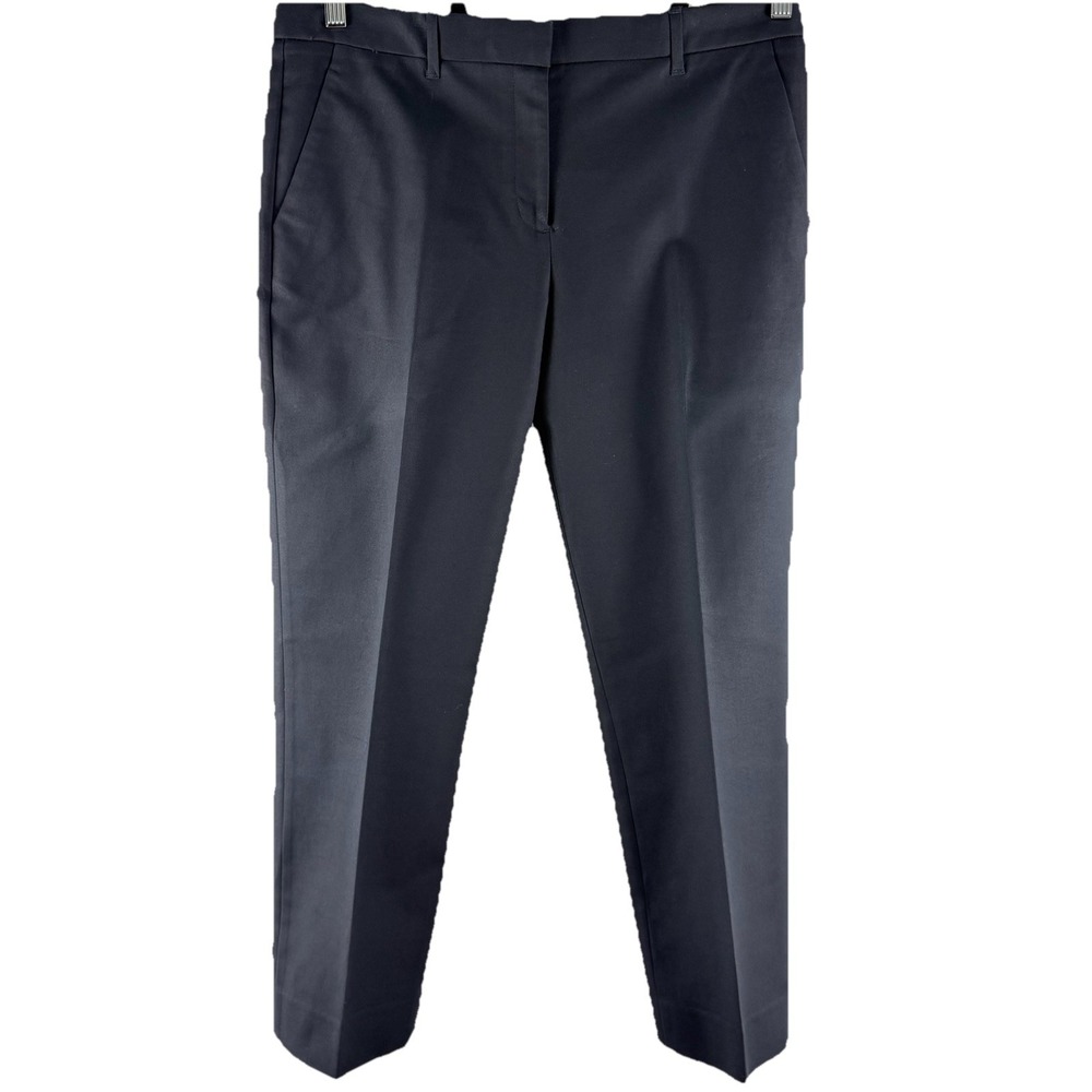 GAP Womens Tailor Crop‎ Pants Sz 12R Black Stretch Office Career Professional